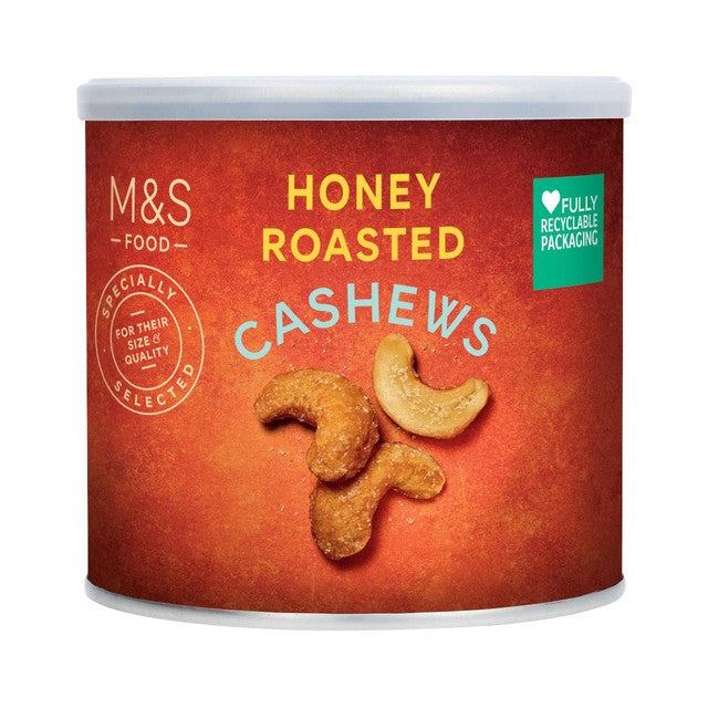 M&S honey roasted cashew nuts 300g, imported from the UK