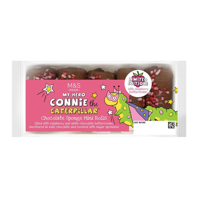 M&S Connie Caterpillar chocolate mini rolls 5-pack (British brand)