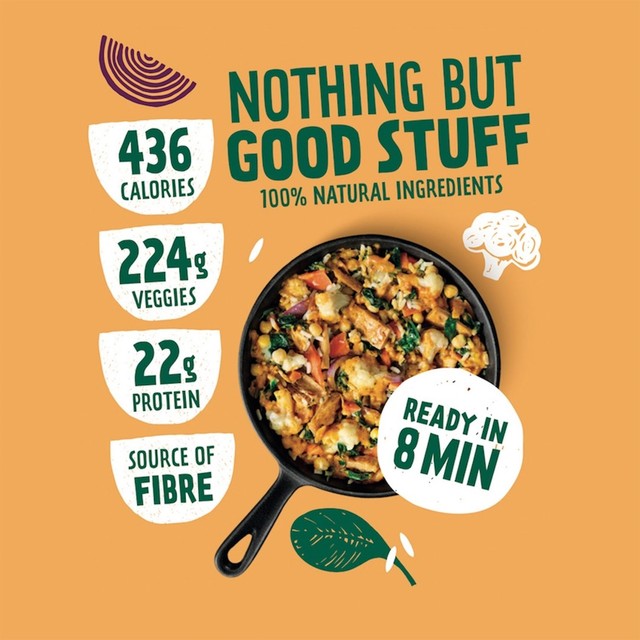 Lazy Vegan Tikka Masala ready meal 400g, UK version