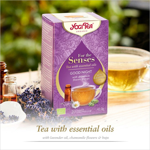 Yogi Tea Good Night herbal tea bags 17 bags (British brand)