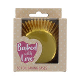 Culpitt gold cupcake cases 50 pack, UK version