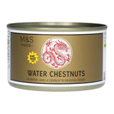 M&S whole water chestnuts in water, UK version
