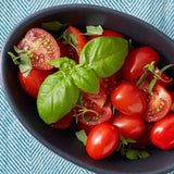 Ocado Baby Plum Tomatoes on the vine 220g, imported from the UK