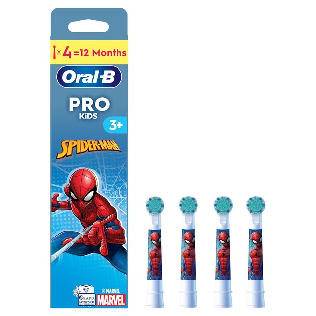 Oral-B Spiderman toothbrush head refills, UK version