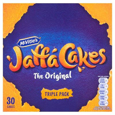 McVitie's Original Jaffa Cakes Schokoladen-Orangen-Spongekuchen, 30 Stück