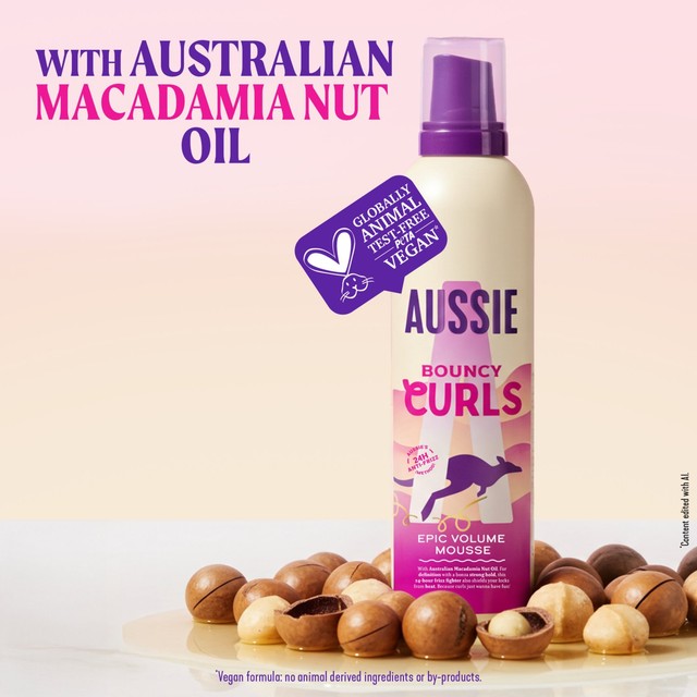 Aussie Curls Mousse hair mousse - British product
