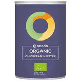 Ocado Organic Chickpeas in Water 400g, imported from the UK