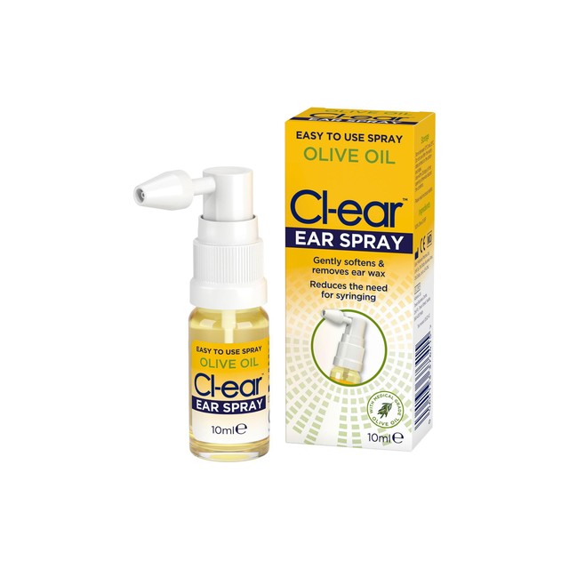 Cl-ear olive oil ear spray 10ml - British product