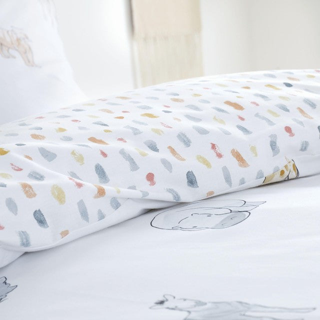 Catherine Lansfield Bianca Zoo Animals Single Duvet Set - British product