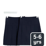 M&S pleated school skirt navy 5-6 years, imported from the UK