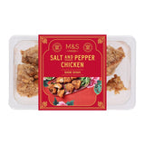 M&S salt and pepper chicken breast pieces 144g, imported from the UK