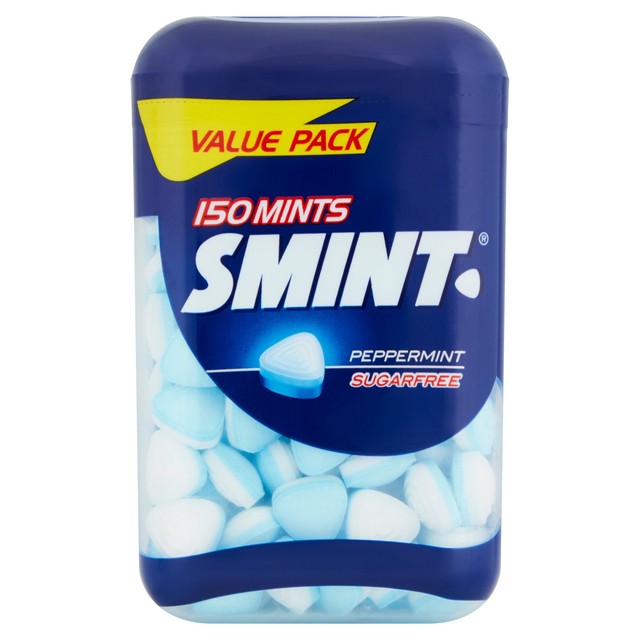 Smint peppermint sugar free mints 150 per pack (British brand)