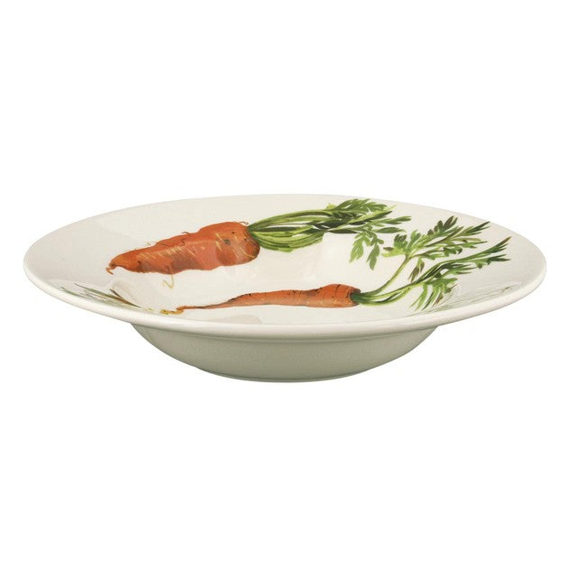 Emma Bridgewater vegetable garden carrots soup plate 24.3cm diameter - British product
