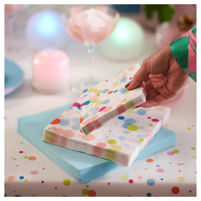 Duni Bubbles party napkins 20 pack 16.5cm - British product