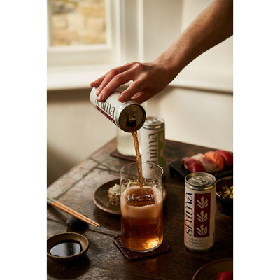 Shima Drinks Plum & Hibiscus Sake Spritz hermetisk cocktail 250ml