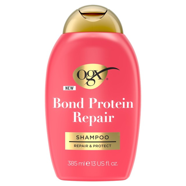 OGX Bond Protein Repair Shampoo 385ml, imported from the UK