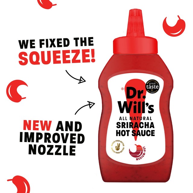 Dr. Will's Sriracha hot sauce 275g - British product