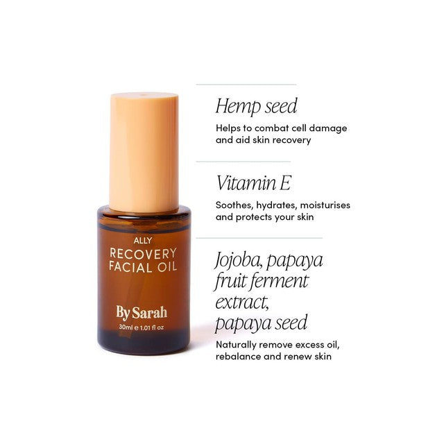 By Sarah Ally Blemish Recovery Face Oil Fragrance Free 30ml - British product