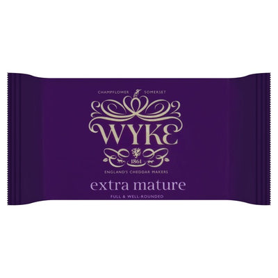 M&S Wyke Farms Extra-Mature White Cheddar Cheese 300g- Buy online at McGrocer