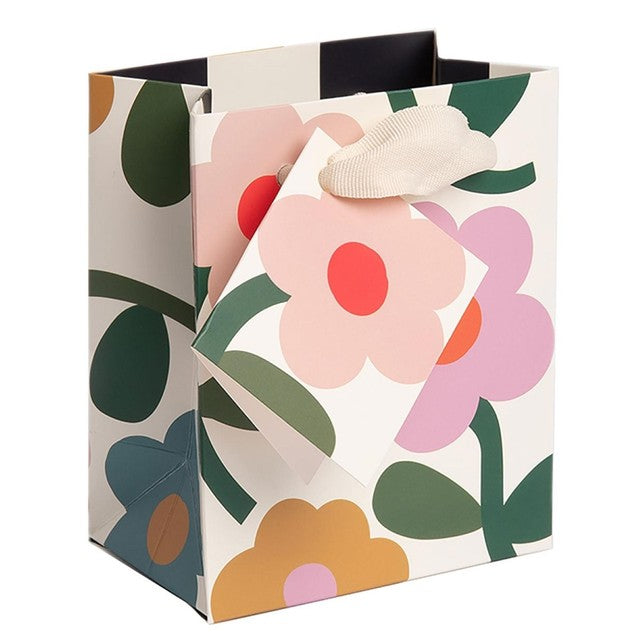 Caroline Gardner floral petite small gift bag, imported from the UK