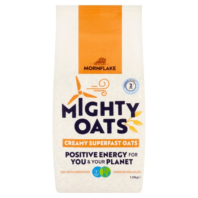 Mornflake Superfast porridge oats 1.25kg, imported from the UK