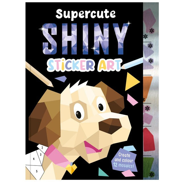 Igloo Books Supercute Shiny Sticker Art Activity Book, UK version