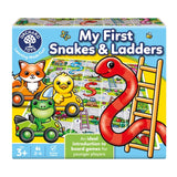 Orchard Toys Snakes and Ladders board game, imported from the UK