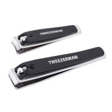 Tweezerman combo clipper set with stainless steel blades, imported from the UK