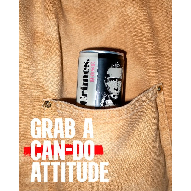 19 Crimes Rosé Can Wine 18.7cl - British product