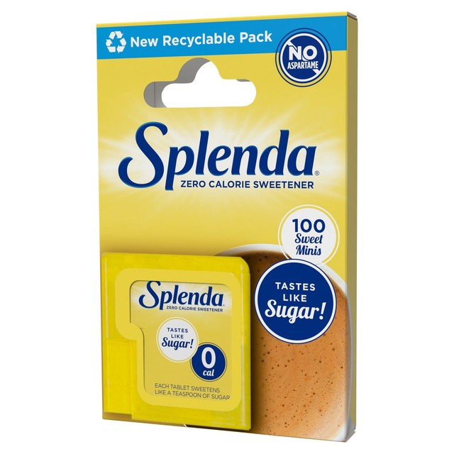 Splenda Minis sugar free sweetener tablets 100 count (British brand)