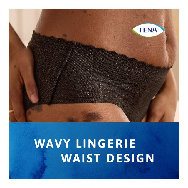 TENA Silhouette Black low waist incontinence pants size M, imported from the UK