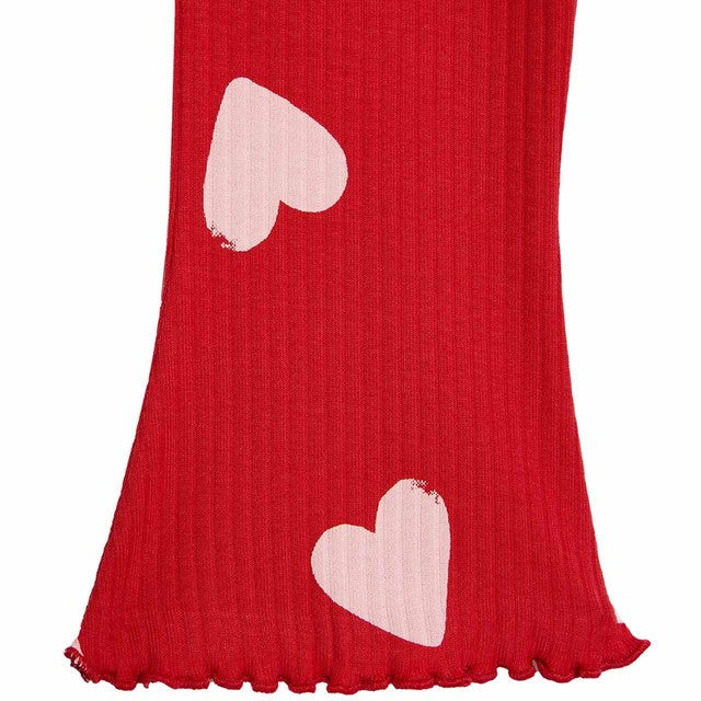 M&S baby heart print sweat outfit red, imported from the UK