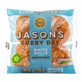 Jasons white rolls with sourdough 4 pack, UK version