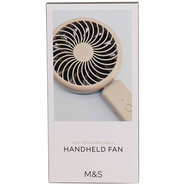 M&S USB travel fan in neutral finish, UK version