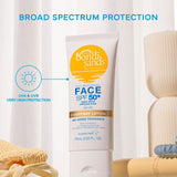Bondi Sands face sun lotion SPF 50+, imported from the UK
