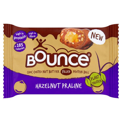 M&S Bounce Dipped Hazelnut Praline Protein Ball 40g- Buy online at McGrocer