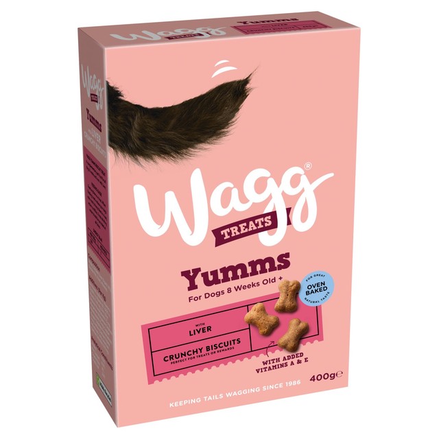 Wagg dog treats with liver 400g (British brand)