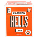 Camden Hells Lagerbier, 4 x 330 ml Dosen – Britisches Produkt