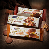 McVitie's Signature Caramel Chocolate Rounds biscuits 109g, imported from the UK