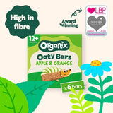 Organix apple orange oaty bars 6x23g toddler multipack (British brand)