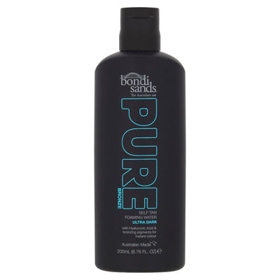 M&S Bondi Sands Pure Bronze Ultra Dark Self Tan Foaming Water 200ml- Buy online at McGrocer