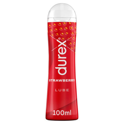 M&S Durex Strawberry Water-Based Flavoured Edible Lubricant 100ml- Buy online at McGrocer