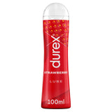 Durex strawberry flavoured edible lubricant 100ml - British product