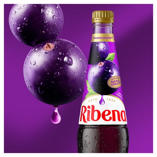 Ribena blackcurrant squash drink, UK version