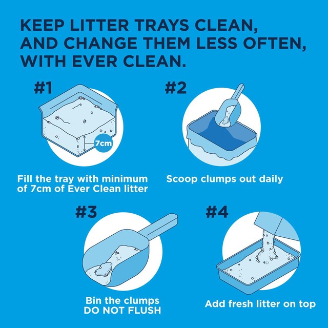 Ever Clean multiple cat clumping litter 10L - British product
