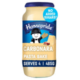 Homepride carbonara pasta bake sauce no added sugar, UK version