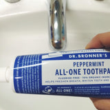 Dr Bronner peppermint organic toothpaste 105ml - British product