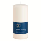 Liljeholmens pressed pillar candle cream 68x150mm (British brand)