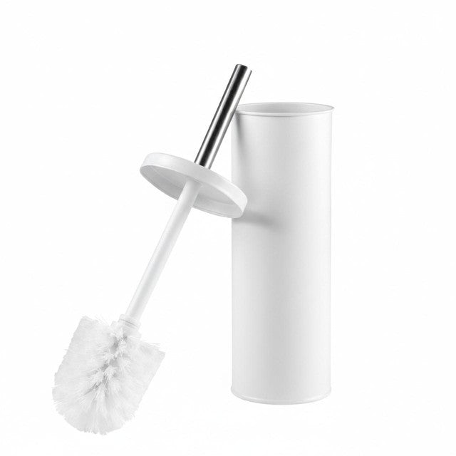 Beldray white round metal toilet brush, imported from the UK