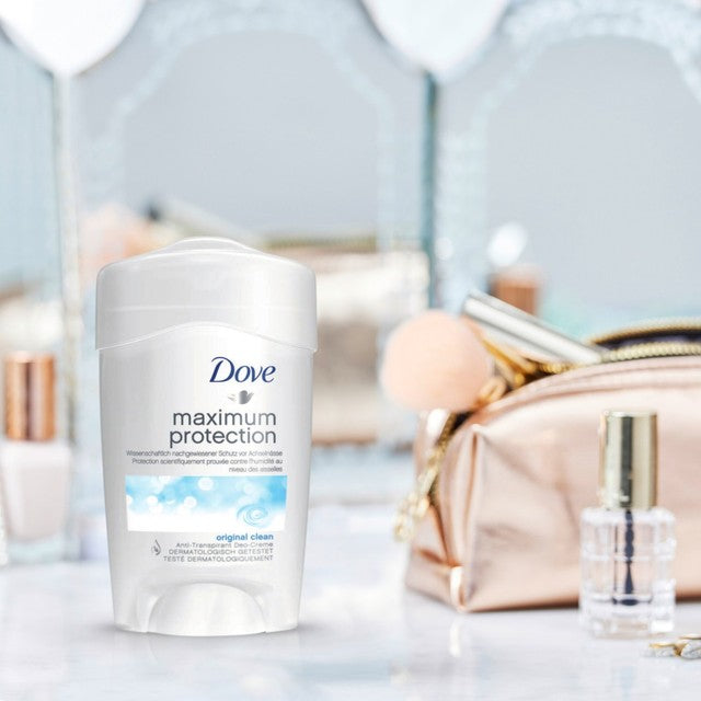 Dove Maximum Protection Original Clean Anti-Perspirant Cream Stick 45ml - British product